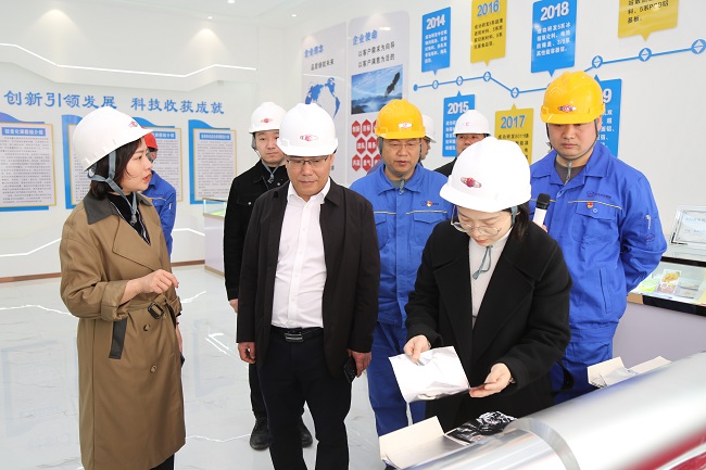 河南省縣域共青團基層組織改革評估組到75贵宾厅鋁加工公司調研青年技術創新工作